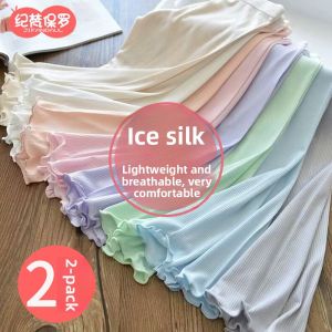 JIFANPAUL | Girls Anti-mosquito Stretchy Ice Silk Breathable Trousers