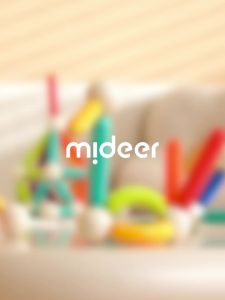 Mideer Rainbow Magnetic Building Sticks Toy