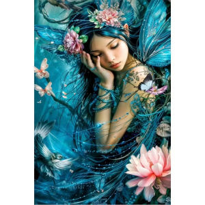 Kayou | Large Size Jigsaw Puzzle 500/1000/1200/2000 Pcs Sleeping Fairy Jigsaw Puzzles for Adults Stress Relief Toys Gift