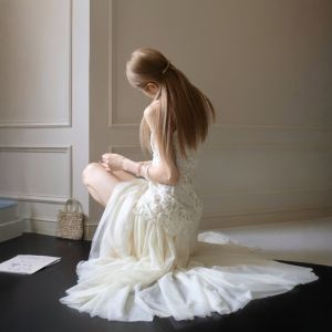 CHANGTONG | Đầm Tiên Nữ Elegance Pháp Kết Hợp Ren