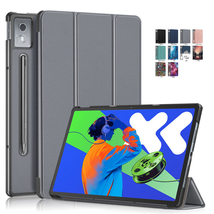 Lenovo Xiaoxin Pad Pro 12.7 2025 Ba Lỗ Da Nam Châm Cứng Smart Cover ...