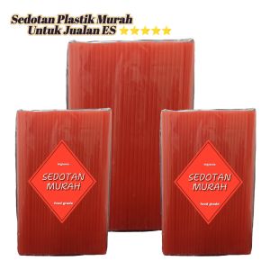 Sedotan Plastik 5/6mm x 25cm / Bening Transparan Untuk Jualan ES / Warkop