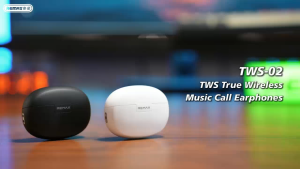 REMAX TWS-02 TWS True Wireless Bluetooth V5.4 Earphones Music Calling Hi-Fi Sound Earbuds