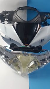 [ 4 MÓN ] Bộ ốp đầu gắn xe Jupiter MX - Jupiter Gravita[ BẢO HÀNH ] kèm : nắp ốp đầuốp đầu gáy vad pha đèn