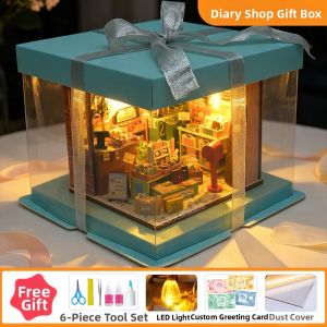 QIAOZHIJIANG | DIY Miniature House Model Birthday Wedding Gift Box
