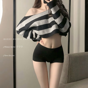 "Hottie" Self-Care Japanese Style Simple Pure Cotton Mid Waist Antibacterial Cosy Girl Underwear Boxers