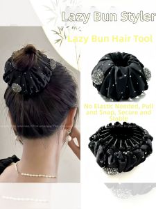 PINK EMPRESS | Stable Easy-use Bun Maker No Hair Ties Required