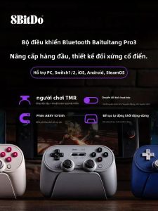 8BitDo | Pro3 Wireless Bluetooth Gamepad for PC Switch Android iOS Steam