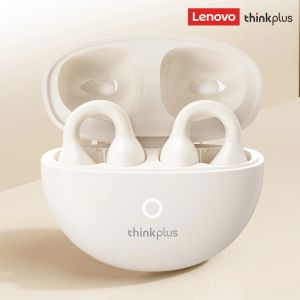 Lenovo | New Lenovo LP25 OWS Wireless Bluetooth 5.4 Clip Headphones Long Battery Life Gaming Headset HIFI Surround Sound Earbuds With Mic