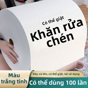 Giấy Lau Kiểu Giấy Vô Dây Cho Bếp Dùng Được Khi Ướt Hoặc Khô Để Rửa Đĩa