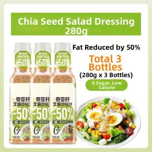 GUOSHENGJING | Zero Fat Sesame Chia Seed Salad Dressing