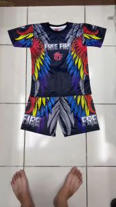SETELAN ANAK PRINTING/SETELAN ANAK FREE FIRE/SETELAN ANAK MOBILE LEGEND