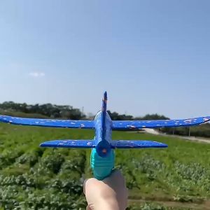 Airplane Catapult Toys For Boys Kid Foam Glider Plane Flight Mode Catapult Plane gun Aircraft Gun