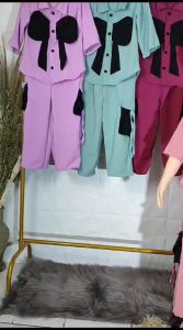 One set Bufy Cargo Setelan Anak Perempuan Usia 4-12 Tahun