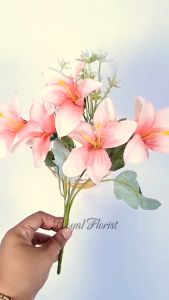 Bunga Lily Buket Artificial NK-06: Dekorasi Hiasan Indah