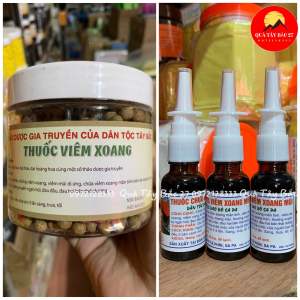 (SALE KHỦNG 30%-60%) Combo xoang xịt Dao đỏ và xoang uống Tây Bắc (xoang uống + chai xoang xịt ) -Qùa Tây Bắc 27