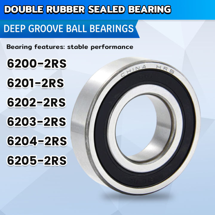 E.B. 6200-2RS 6201-2RS 6202-2RS 6203-2RS 6204-2RS 6205-2RS Bearings ...