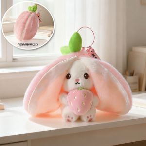 GUAIBUDIAN | Cute Creative Strawberry Rabbit Plush Toy