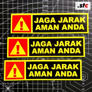 Sticker Bemper Jaga Jarak Aman: Desain Unik & Tahan Air