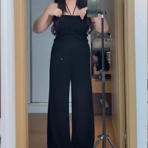 plus Size Fashionable Casual Slimming Three Piece Set Conceal Meat Anti Aging for Plump Sister Autumn Early Lazy Style Womens Wear