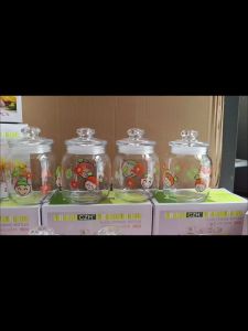 HỦ ĐÔI THỦY TINH ĐỰNG GIA VỊ 9036 -  500ML ( 2 HỦ/ 1 HỘP )