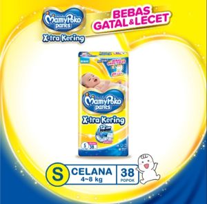 MamyPoko Popok Pants Xtra Kering S 38 - Popok Celana