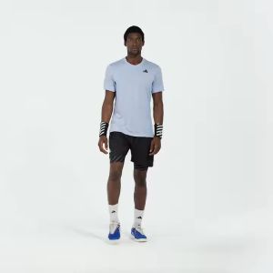 Adidas เสื้อเทนนิสผู้ชาย Tennis FreeLift Tee | Blue Dawn ( IA8288 )