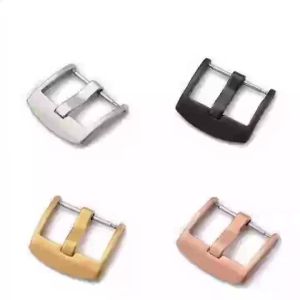 Thay Thế Khóa Đồng Hồ Bằng Thép Không Gỉ Chải Xước Đa Năng Kèm Dụng Cụ - Bạc Đen Vàng Vàng Hồng Kích Thước Từ 16mm Đến 24mm