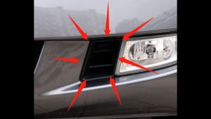 Ốp nhựa đèn gầm cho Honda Civic Gen 8 2006 - 2011 Honda Civic 2006 – 2011