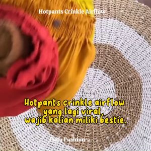 (Paket 5 pcs) Celana HOTPANTS CELANA PENDEK WANITA PREMIUM Crinkle AIRFLOW