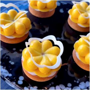 French Style Silicone Baking Mold 8-Cavity Dessert Mousse Cake DIY Flower Shape Chocolate Pastry Kitchen Cooking Tools