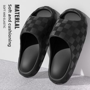 MONLEYTA | Anti-Slip Thick Bottom Slippers Mens Summer Indoor Home Bathroom Odor Resistant EVA Comfortable Slip-On Slippers For Men And Women