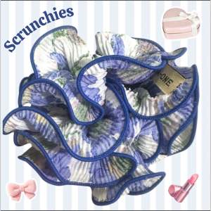 ยางรัดผม A-one ยางรัดผมลายดอกไม้คุณภาพพรีเมียม ☘️🌼