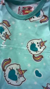 Babysmart - 6 PCS Kaos Singlet/Kutung Bayi/Anak Laki/Perempuan Motif UNICORN SG-SM004 AGREE KIDS Size S M L XL XXL