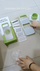 Parutan Serbaguna 6 in 1 Parutan Sayur Buah Multifungsi Vegetable Cutter Premium Stainless Steel / Parutan Serbaguna 6 in 1 Parutan Sayur Buah Multifungsi Vegetable Cutter Premium Stainless Steel Murah / Parutan Sayur Buah Multifungsi Murah