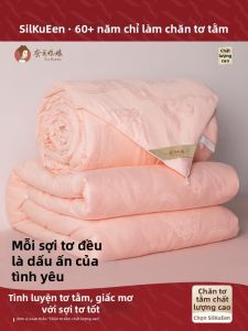 SILKUEEN | Chăn Lụa 100% Sợi Dài Tơ Tằm