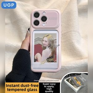 UGP | Elegant Shockproof Small Slot Support Case For iPhone Liquid Silicone