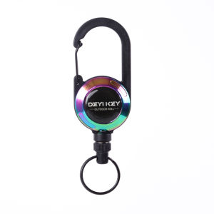 DEYIKEY | Anti-theft High Elasticity Keychain with Magnetic Attraction and Retractable Cord