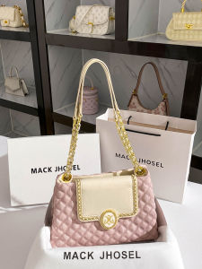 Hong Kong KJhosel Ladies Large Capacity Commuter Bag 2025 New Small Fragrance Style Diamond Grid Chain Underarm Bag