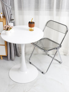 Fashion Bar Counter Household Small round Table Coffee Table Dining Table Meeting Conference Table Bar Table White Table and Chair Combination
