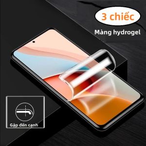3 Miếng Phim Bảo Vệ Màn Hình Hydrogel Cho Xiaomi Redmi 14C 14R 13 13x Turbo 4 A5 A4 A3x A3 Mềm HD Trong Suốt