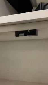 【Quick Delivery】T4 USB Smart Semiconductor Fingerprint Drawer Lock Cabinet Lock Furniture File Cabinet Shoe Cabinet Letter Box Single Open Double Open Cabinet Lock【After Sales Guarantee】