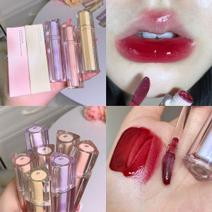 Ta💋.Cappuvini Lip Tint Water Mirror Clear & Smooth Lipstik Iced Tea Mirror Surface Lip Glaze COD