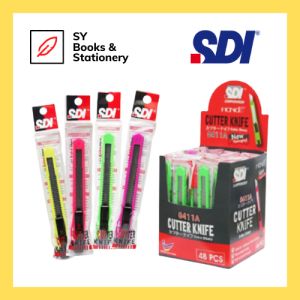 SDI Cutter Knife 0411A 0426A / Student Knife Pisau Pemotong Office Student School Stationery Sekolah Pemotong Gunting