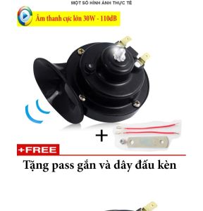 Còi Hơi Ốc Sên Dành Cho Xe Máy Siêu Âm Thanh 12V Yq-03 Thao Tác Lắp Đơn Giản Phù Hợp Tất Cả Các Dòng Xe