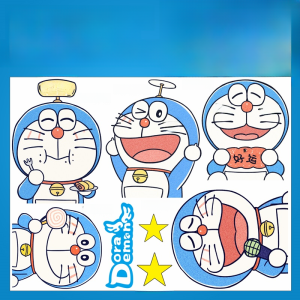 Car Doraemon Stickers Electric Car Car Scratch Cover Stickers Tail Bench Doraemon Cartoon Car Stickers Waterproof