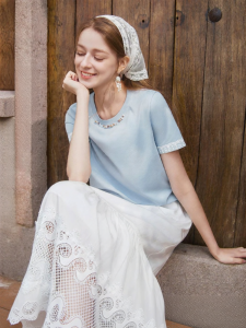 XIANGYING | Cool Antibacterial T-Shirt Female