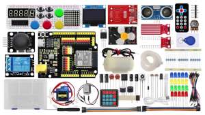 Economical Complete ESP32 IOT Projects Electronic Engineering Learning Kit for Arduino ESP32 IDE Programming 50+ Rich Components
