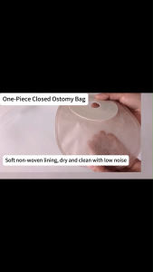 10PCS One-piece System Colostomy Bags Disposable Ostomy Drainable Single Pouch