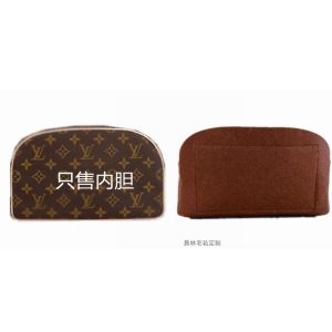 กระเป๋าจัดระเบียบด้านในสําหรับ LV Dopp/Nice BB Nimi/Vanity Wash Bag เครื่องสําอางค์ด้านใน < Ne1> กระเป๋าเก็บ Cube Shape Pure สี